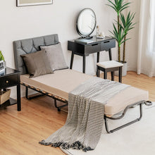 Load image into Gallery viewer, Portable Folding Bed with Foam Mattress and Dust Cover Bag