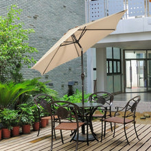 Charger l'image dans la galerie, 9 Ft Outdoor Patio Umbrella, Adjustable Tilt, Wind-Resistant, Sturdy