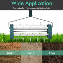 Charger l'image dans la galerie, 40-Inch Push Walk-Behind Lawn Aerator for Outdoor Garden