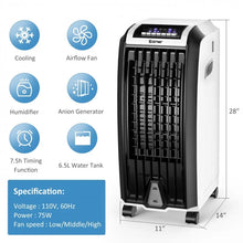Load image into Gallery viewer, Costway Portable Air Cooler with 2 Ice Crystal Trays