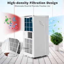 Load image into Gallery viewer, 10000 BTU White Portable Air Conditioner with Dehumidifier