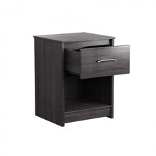 Load image into Gallery viewer, Costway Modern Bedroom Side Table with Drawer - Nightstand Suitable for Office and Dormitory