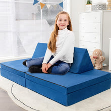 Load image into Gallery viewer, 8-Piece Indoor Children's Play Sofa Furniture Set, Machine Washable