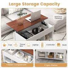Load image into Gallery viewer, Modern Indoor Hidden Storage Coffee Table with Lift-Top