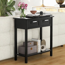 Load image into Gallery viewer, Open-Concept Entryway Console Table with Two Drawers