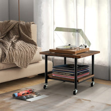Load image into Gallery viewer, Mobile Printer Stand with Locking Casters and Storage Shelves