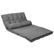 Load image into Gallery viewer, 6-Level Adjustable Indoor Folding Floor Sofa Bed Furniture