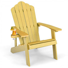 Charger l'image dans la galerie, Adirondack Chair with Hidden Cup Holder, Suitable for Outdoor Garden and Patio