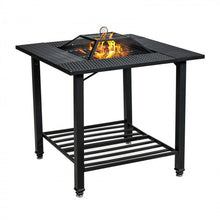 Charger l'image dans la galerie, Multifunctional Outdoor Fire Pit Table - Can Be Used as BBQ, Cooler, and Dining Table