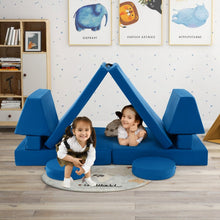 Load image into Gallery viewer, 8-Piece Indoor Children's Play Sofa Furniture Set, Machine Washable