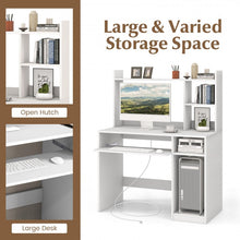 Load image into Gallery viewer, Gaming and Office Computer Desk with Keyboard Tray