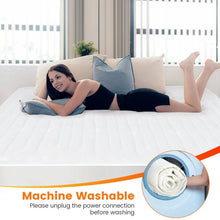 Load image into Gallery viewer, Adjustable Temperature Electric Mattress Pad, Machine Washable for Bedroom