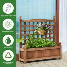 Charger l'image dans la galerie, Outdoor Garden Planter Boxes Made of Wooden Materials
