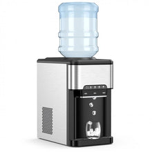 Charger l'image dans la galerie, 3-in-1 Multifunctional Kitchen Countertop Silver Water Dispenser and Ice Maker
