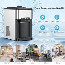 Charger l'image dans la galerie, 3-in-1 Multifunctional Kitchen Countertop Silver Water Dispenser and Ice Maker