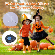 Load image into Gallery viewer, Costway Halloween Inflatable Eyeballs 2-Piece Set with Blower - Suitable for Halloween Decorations and Holiday Parties