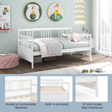 Load image into Gallery viewer, Modern Multifunctional Wooden 2-Person Sofa Bed Frame