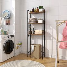 Load image into Gallery viewer, 3-Tier Freestanding Bathroom Storage Rack Above Toilet