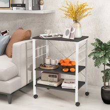 Load image into Gallery viewer, Multi-Purpose Kitchen Microwave Storage Cart with Bread Rack