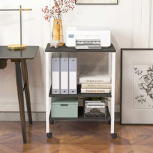 Load image into Gallery viewer, Multi-Purpose Kitchen Microwave Storage Cart with Bread Rack