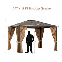 Load image into Gallery viewer, Costway 12x10 ft Outdoor Canopy Gazebo Tent - Suitable for Garden, Camping, Weddings, and Parties