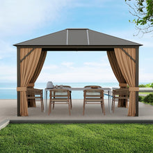 Load image into Gallery viewer, Costway 12x10 ft Outdoor Canopy Gazebo Tent - Suitable for Garden, Camping, Weddings, and Parties