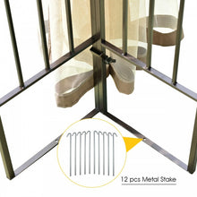Charger l'image dans la galerie, 10x10 ft Outdoor Gazebo Tent with Netting and Curtains