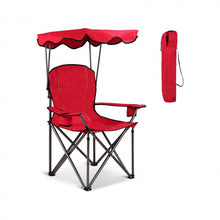 Load image into Gallery viewer, Costway Outdoor Chair with Canopy - Beach Chair and Sunshade Chair Suitable for Camping, Pool, and Beach