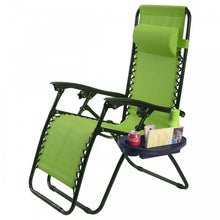 Load image into Gallery viewer, Outdoor Patio Pool Zero Gravity Folding Lounge Chair 2-Piece Set