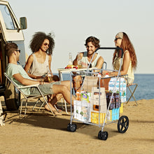 Charger l'image dans la galerie, Outdoor Portable Double Basket Folding Shopping Cart