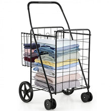 Charger l'image dans la galerie, Outdoor Portable Double Basket Folding Shopping Cart