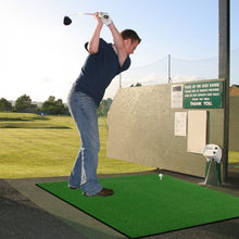 Charger l'image dans la galerie, 5' x 3' Golf Hitting Mat with Realistic Fairway, 3 Ball Holder, and Artificial Turf
