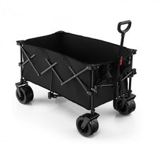 Charger l'image dans la galerie, Outdoor Garden Utility Cart with 4 Wheels and Foldable Handle