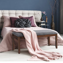 Load image into Gallery viewer, Modern Entryway Shoe Bench with Soft Cushion