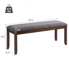 Load image into Gallery viewer, Modern Entryway Shoe Bench with Soft Cushion