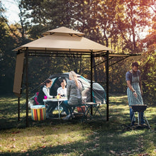 Load image into Gallery viewer, Outdoor Gazebo 13.5 x 4ft Double Tier Canopy Barbeque Shelter Tent