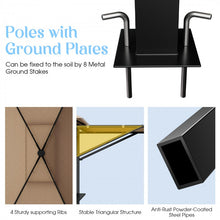 Load image into Gallery viewer, Outdoor Gazebo 13.5 x 4ft Double Tier Canopy Barbeque Shelter Tent