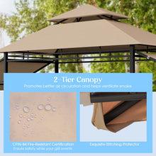 Load image into Gallery viewer, Outdoor Gazebo 13.5 x 4ft Double Tier Canopy Barbeque Shelter Tent