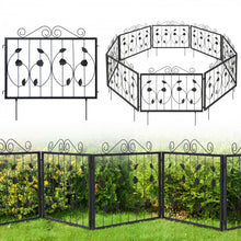 Load image into Gallery viewer, Decorative Metal Panel Fence for Outdoor Garden