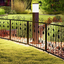 Load image into Gallery viewer, Decorative Metal Panel Fence for Outdoor Garden