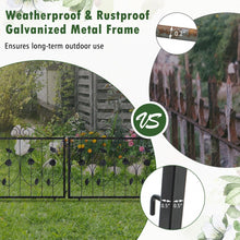 Load image into Gallery viewer, Decorative Metal Panel Fence for Outdoor Garden