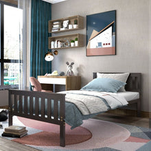 Load image into Gallery viewer, Modern Minimalist Double Bed Frame with Storage Space Underneath