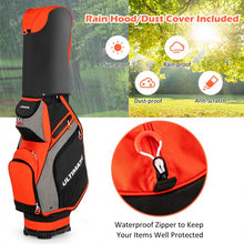 Charger l'image dans la galerie, 10.5 Inch 14-Way Divider Golf Bag with Oversized Capacity and Rain Cover