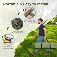 Charger l'image dans la galerie, Outdoor Portable Camping Folding Tent with Inflatable Mattress