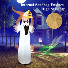 Load image into Gallery viewer, 2024 Halloween Inflatable Ghost with Pumpkin LED Lights - Suitable for Haunted House Parties