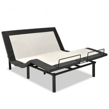 Load image into Gallery viewer, Adjustable Electric Massage Bed Frame with USB and Nightlight