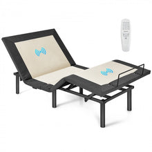 Load image into Gallery viewer, Adjustable Electric Massage Bed Frame with USB and Nightlight