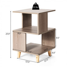 Load image into Gallery viewer, Modern Simple Solid Wood Nightstand Set of 2 for Bedroom