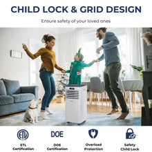 Load image into Gallery viewer, 10000 BTU Multifunctional Portable Air Conditioner with Remote Control and Panel Control