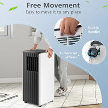 Load image into Gallery viewer, 10000 BTU Black 3-in-1 Portable Air Conditioner with Timer